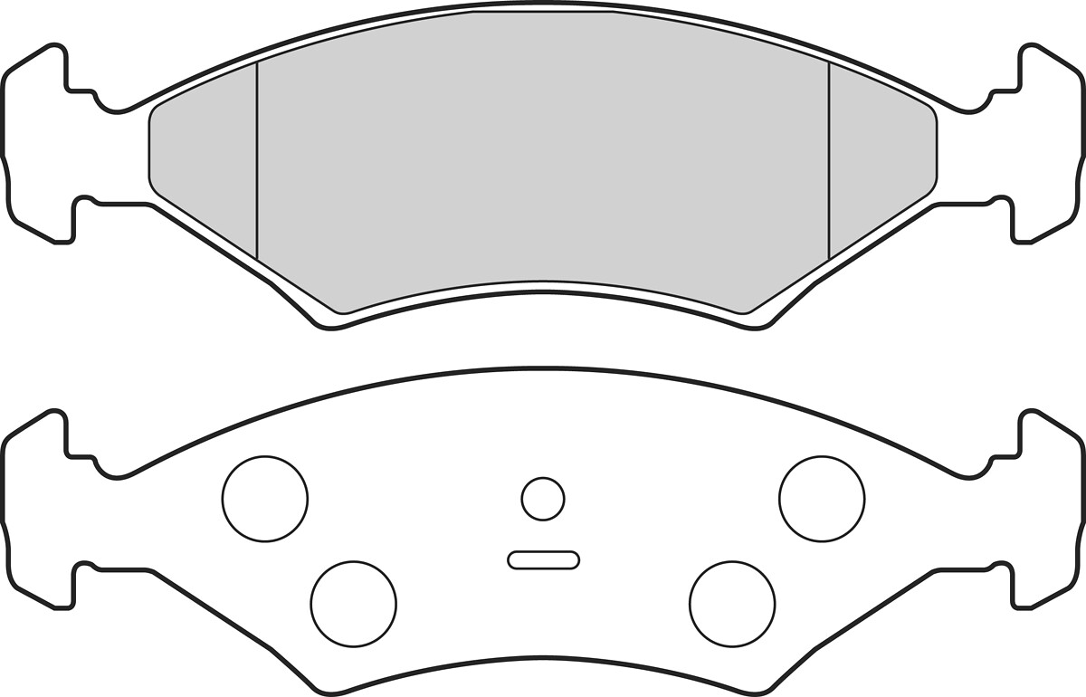 Jogo de 4 pastilhas de travão VALEO ref. 302719